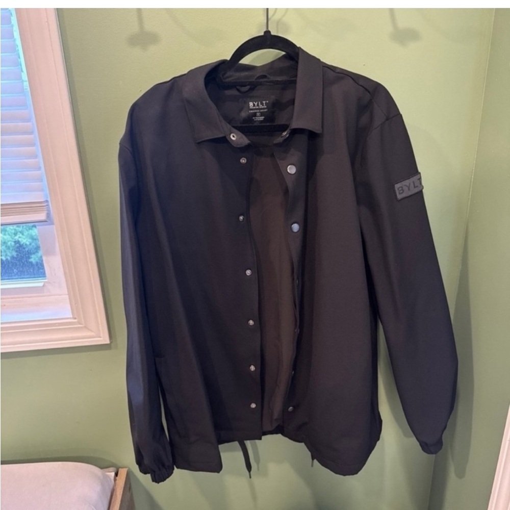 BYLT Basics Men's Coaches Jacket - Navy Blue. Never worn and mint condition.